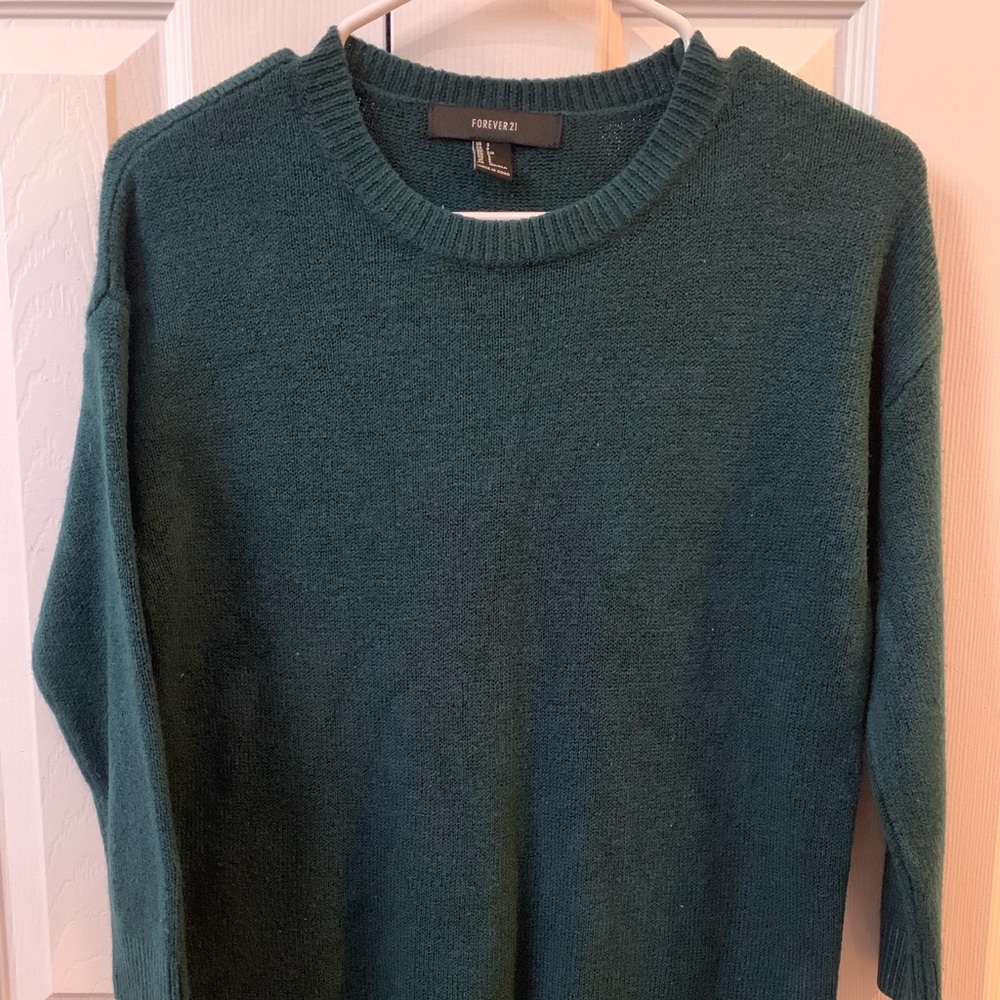 Green Forever 21 Sweater